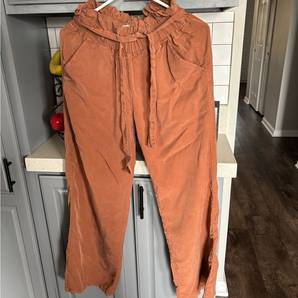 Thread & Supply Terracotta Paperbag Pants